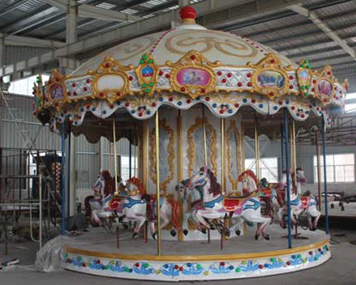 fairground horses carousel