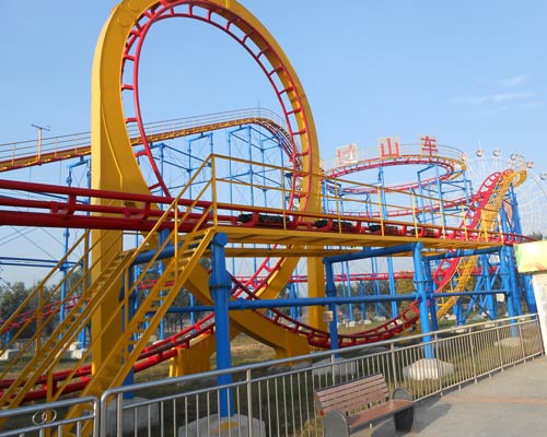 Mid-three-loop Roller Coaster