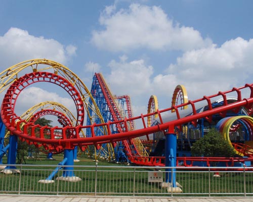 four-loop roller coaster