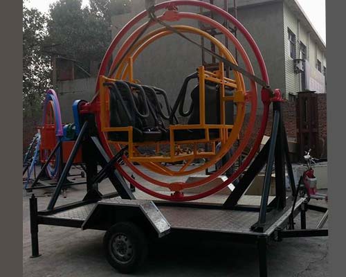 4 persons gyrosphere ride for sale with trailer
