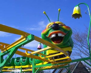 amusement park sliding worm roller coaster for sale