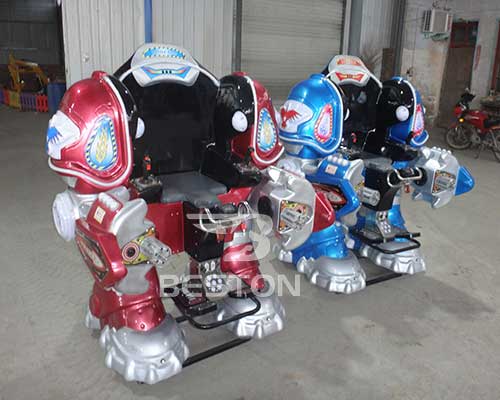good quality black kiddie robot ride for ssale