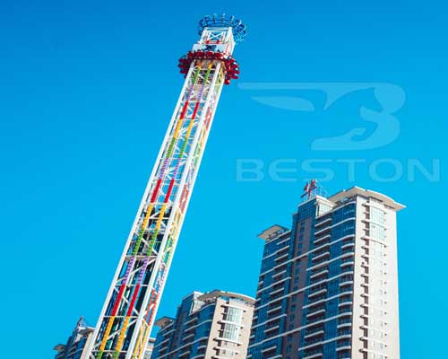 55 Meters Beston Drop Tower Rides for Sale