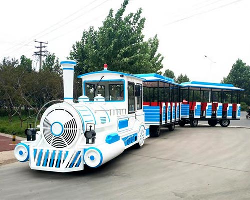 Amusement Ride Diesel Trackless Trains for Sale