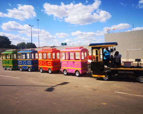 Beston's Trackless Train Exported to South Africa